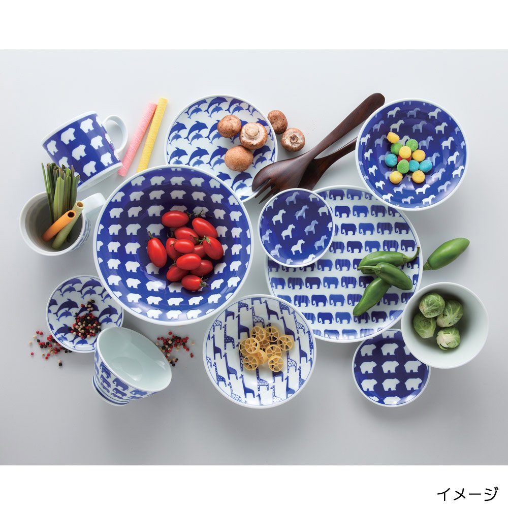 Amazon|浜陶 どうぶつ お食事セット 03-07|子ども用食器セット Amazon|浜陶 どうぶつ お食事セット 03-07|子ども用食器セット